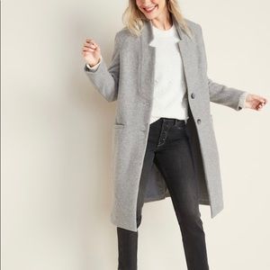 Old Navy Grey Heavy Overcoat